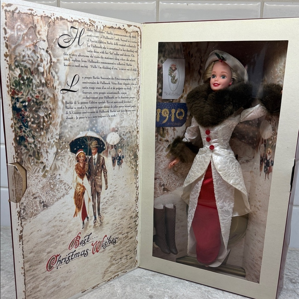 Vintage Barbie: Hallmark Special Edition Holiday Memories Barbie Doll. New!